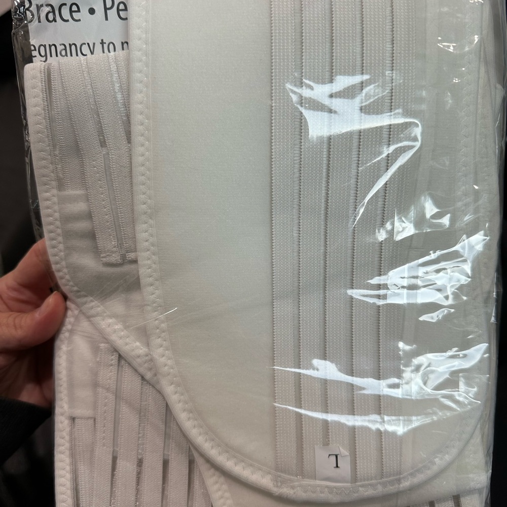 Brand New White Pregnancy Maternity Belt